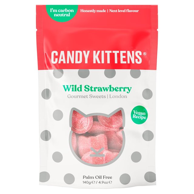 Candy Kittens Wild Strawberry Sharing Bag 145g LfBELgY ChXgx[ VFAOobO 145g