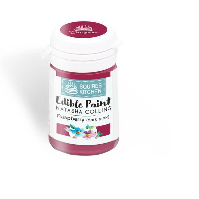 Squires Kitchen Edible Paint by Natasha Collins Raspberry 20g 磻䡼 å ǥ֥ڥ Х ʥ㡦 饺٥꡼ 20g