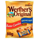 Werther's Original Butter Candies Sugar Free 80g F^[X IWio^[LfB sgp 80g