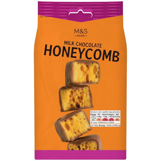 M&S Milk Chocolate Honeycomb 120g M&S ~N`R[gnj[R[ 120g