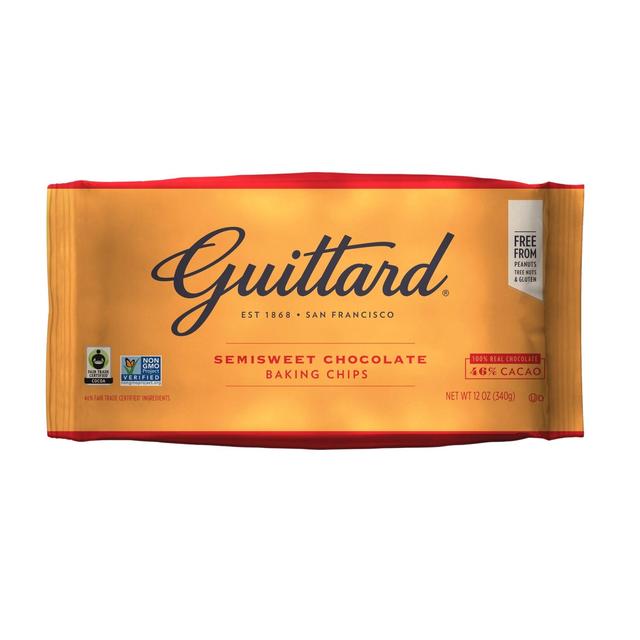 Guittard Chocolate Real Semisweet 46% Cacao Baking Chips 340g M^[`R[g AZ~XC[g 46% JJIx[LO`bvX 340g