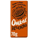 Ombar 72% Dark Chocolate 70g Io[ 72% _[N`R[g 70g