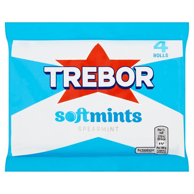 Trebor Softmints Spearmint Mint Rolls 179g Trebor \tg~g XyA~g[ 179g