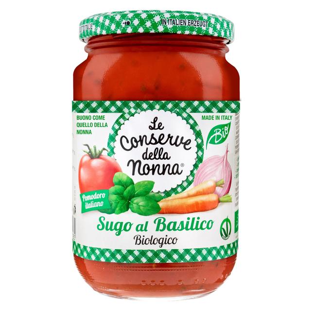 Le Conserve Della Nonna Organic Tomato Basil Sauce 350g ル コンセルヴ デラ ノンナ オーガニックトマト＆バジルソース 350g