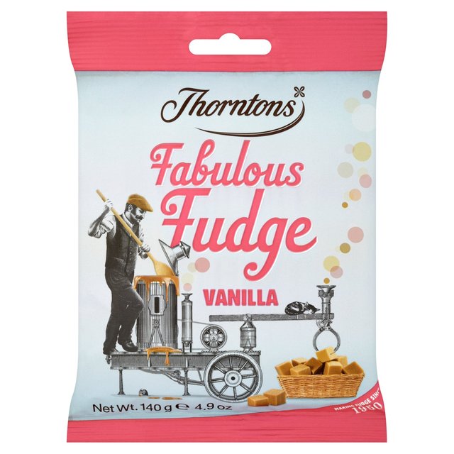 Thorntons Vanilla Fudge Bag 100g ソーントンズ バニラファッジ 100g ソーントン ファッジ イギリス