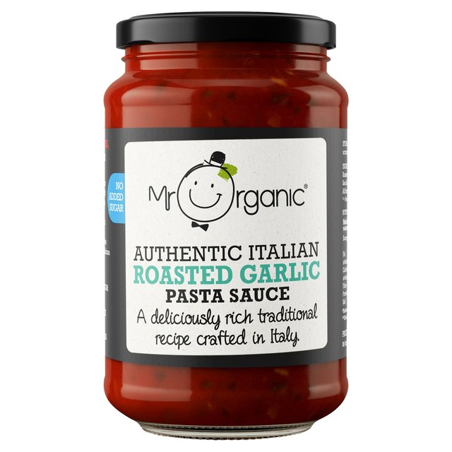 Mr Organic No Added Sugar Roasted Garlic Pasta Sauce 350g ~X^[I[KjbN sgp [XgK[bNpX^\[X 350g