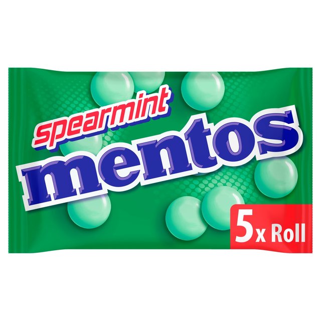 Mentos Chewy Spearmint Sweets Multipack 5 x 38g メントス チューイー スペアミント スイーツ マルチパック 38g×5