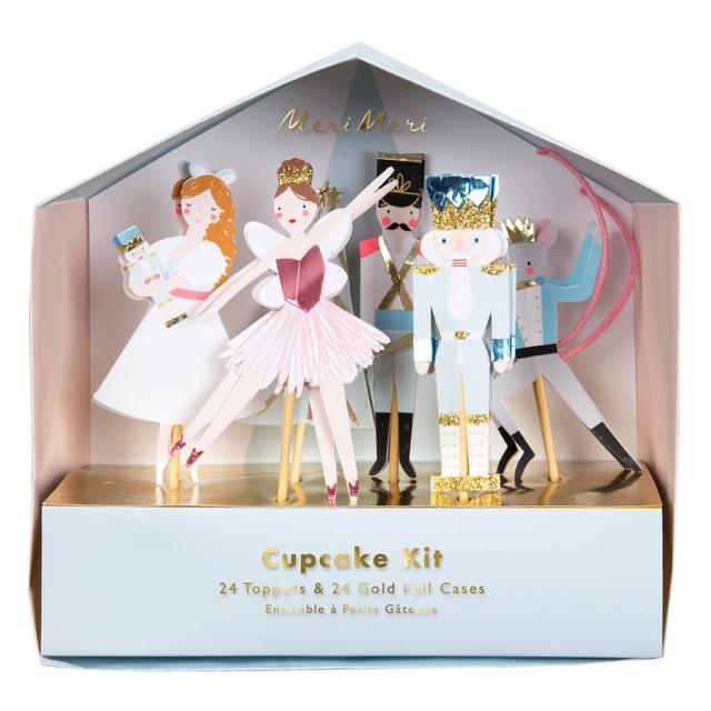 Meri Meri Nutcracker Cupcake Kit Meri Meri クルミ割り人形 カップケーキ キット