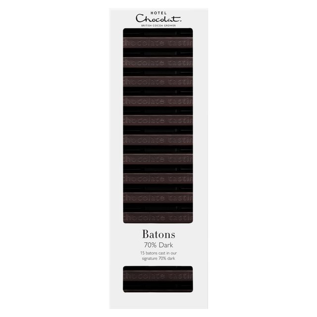 Hotel Chocolat 70% Dark Chocolate Batons 120g zeVR 70%_[N`R[gog 120g