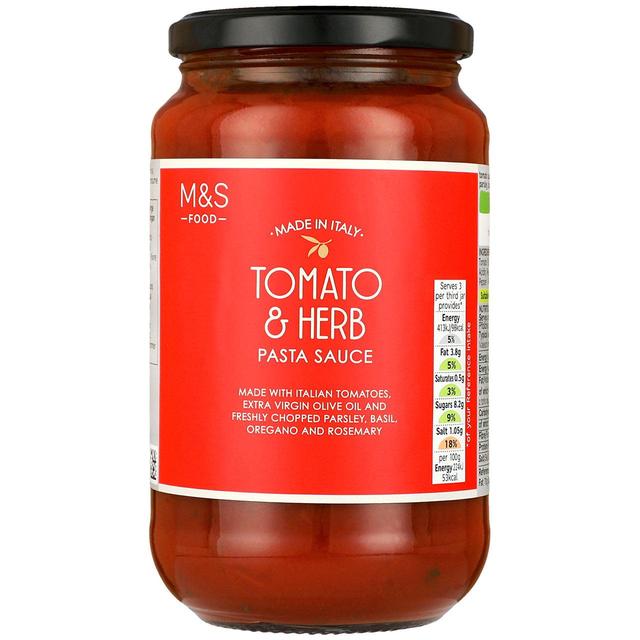 M&S Made in Italy Tomato & Herb Pasta Sauce 550g M&S Made in Italy g}gƃn[ũpX^\[X 550g