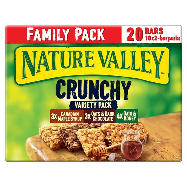 Nature Valley Crunchy Variety Pack Cereal Bars Family Size 10 x 42g lC`[o[ N`[ oGeBpbN VAo[ t@~[TCY 42g x 10{