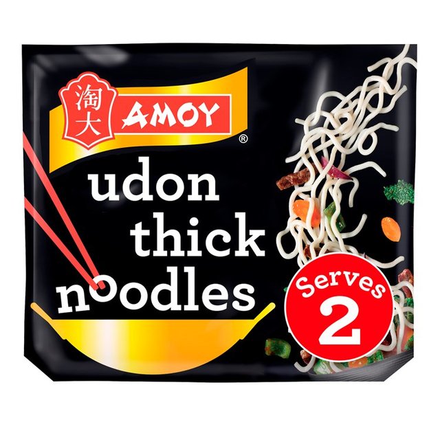 Amoy Straight To Wok Udon Thick Noodles 2 x 150g AC Xg[g gD EHbN ǂ  150g~2