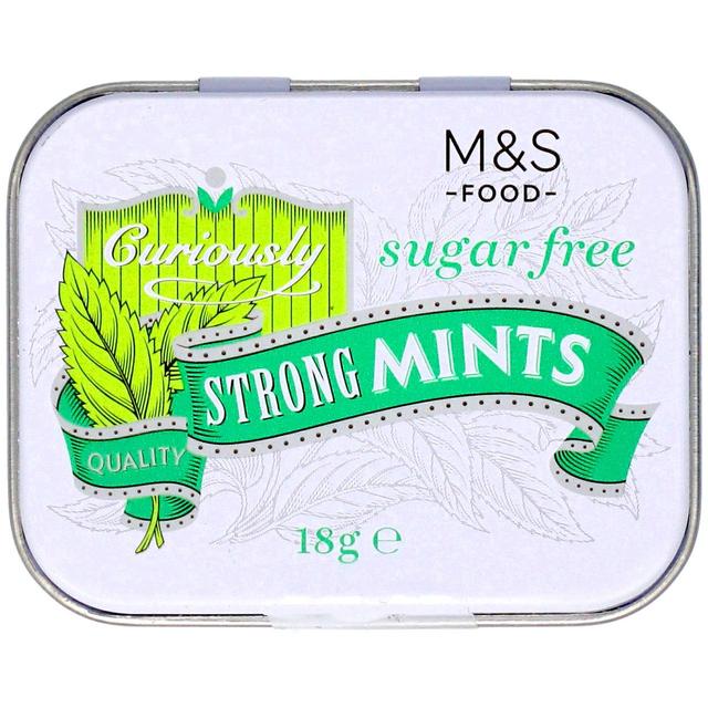 M&S Extra Strong Sugar Free Peppermints 18g M&S エクストラストロング シュガーフリー ペパーミント 18g