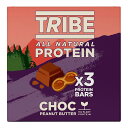 TRIBE Natural Plant Protein Bars, Choc Peanut 3 x 46g TRIBE ナチュラルプラントプロテインバー チョコレートピーナッツ 3本 46g