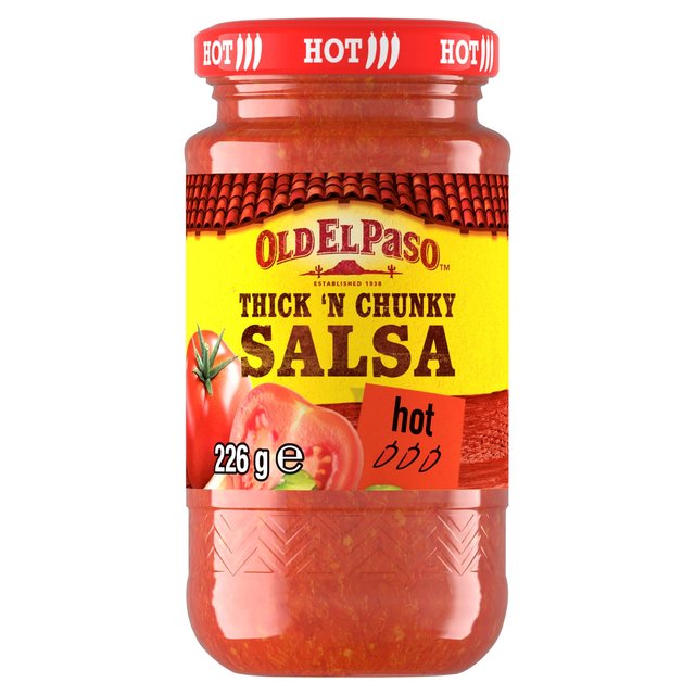 Old El Paso Thick & Chunky Hot Salsa 226g オールドエルパソ 濃厚＆チャンキー ホットサルサ 226g