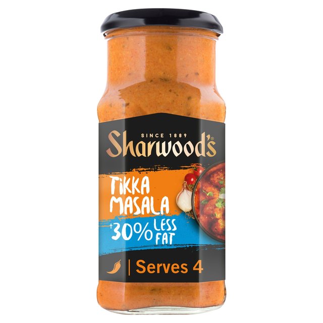 Sharwood's Tikka Masala 30% Less Fat Cooking Sauce 420g Sharwood's Tikka Masala 30% Low Fat クッキングソース 420g