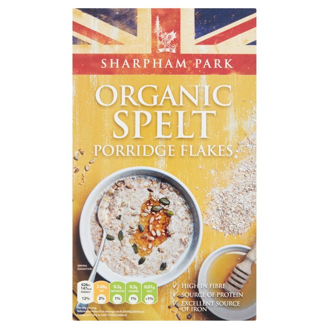 Sharpham Park Organic Spelt Porridge 500g Sharpham Park オーガニック スペルトポリッジ 500g