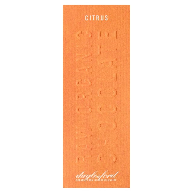 Daylesford Organic Raw Chocolate Bar - Orange & Tangerine 50g Daylesford I[KjbN[`R[go[ IW^WF 50g