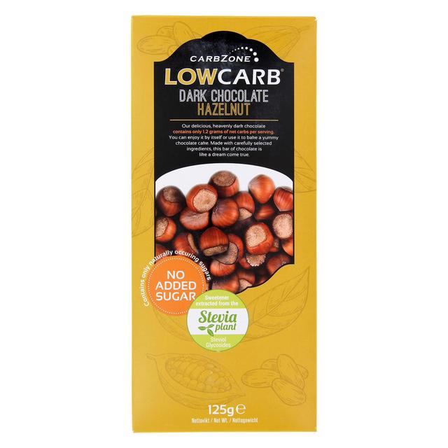 Carbzone Low Carb Dark chocolate Hazelnut 100g Carbzone ローカーボダークチョコレート ヘーゼルナッツ 100g