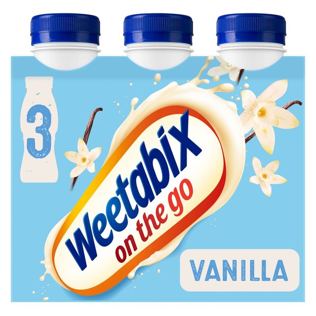 Weetabix On the Go Breakfast Drink Vanilla 3x250ml ウィータビックス オンザゴー ブレックファストドリンク バニラ 3x250ml