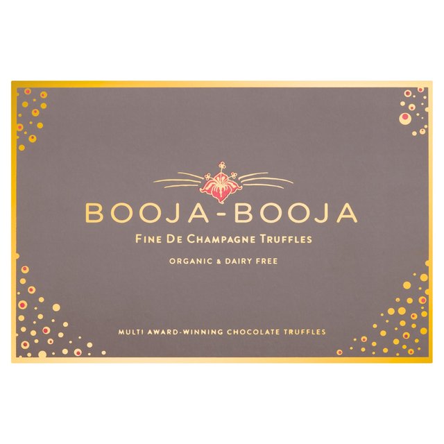楽天shop ukBooja-Booja Dairy Free Fine de Champagne Chocolate Truffles 138g ブージャブージャ 乳製品不使用 ファイン・ドゥ・シャンパン・チョコレート・トリュフ 138g