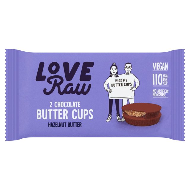 LoveRaw 2 Butter Cups Hazelnut