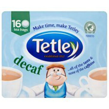 テトリー 紅茶 カフェインレス 160ティーバッグ Tetley Tea decaf デカフェ ティーバッグ 160bags イギリス 海外【英国直送品】