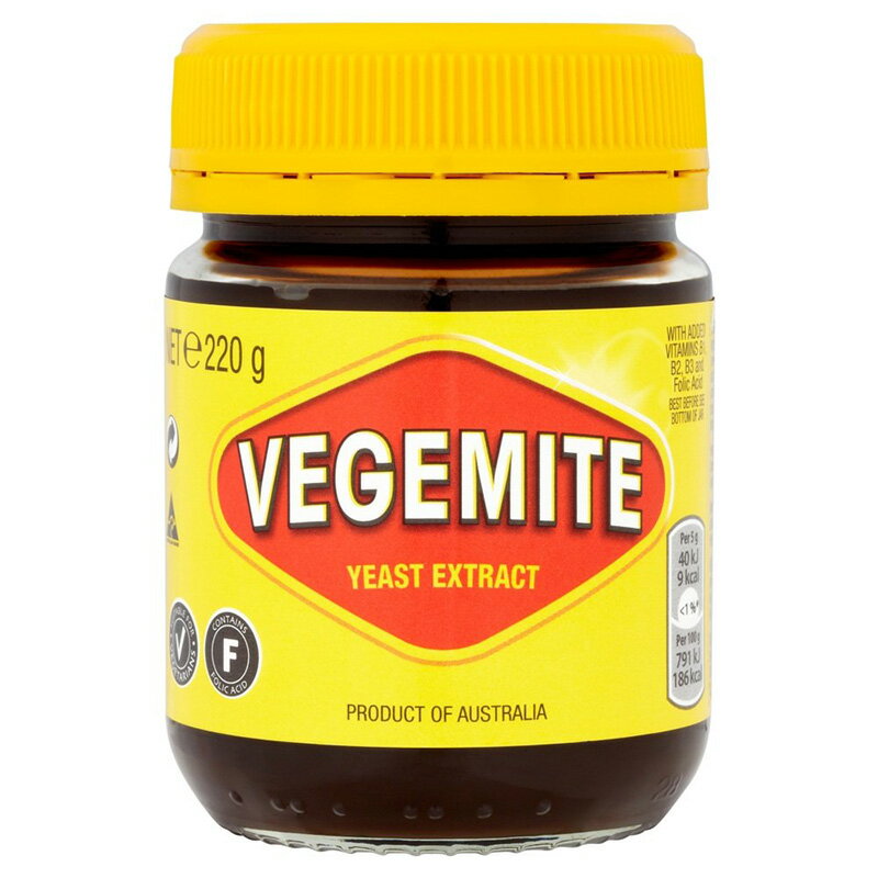 ベジマイト VEGEMITE 220g スプレッド 栄養食品 朝食 トーストに オーストラリア製【英国直送品】