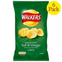 Walkers Salt Vinegar Crisps 25g x 6 ウォーカーズ ポテトチップス ソルトビネガー味 イギリス スナック菓子 25g × 6袋 お菓子【海外直送品】 (賞味期限: 製造日より12週間)