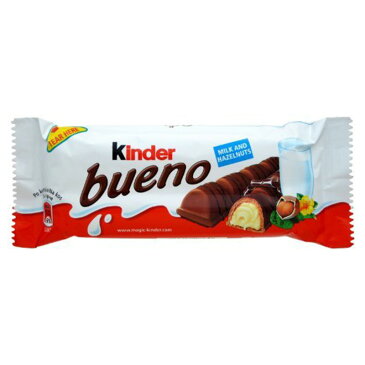 キンダーブエノ Kinder Bueno 43g x 24個 FERRERO フェレロ チョコレート ヘーゼルナッツクリーム 海外輸入品 イギリス お菓子【海外直送品】