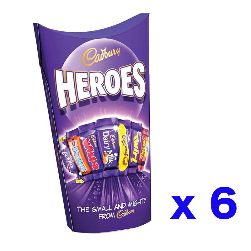 Cadbury キャドバリー Heroes 290g (Pack of 6) 