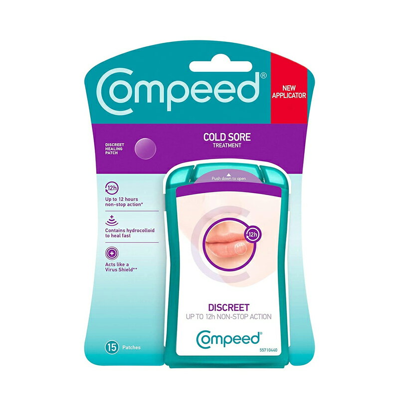 コンピード 唇ヘルペス用パッチ 15パッチ x 2箱 (Compeed Cold Sore Patch 15 Patches) 唇　ヘルペス　パッチ