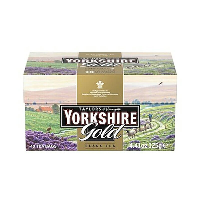 Yorkshire Gold 40bags ヨークシャーゴールド 40ティーバッグ入り イギリス 紅茶 テイラーズ オブ ハロゲイト ティーバック ヨークシャーティー【英国直送品】