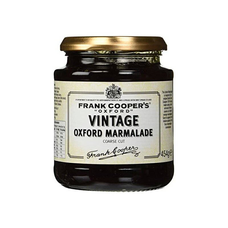 フランククーパー ヴィンテージ ママレード FRANK COOPER'S Vintage Marmalade 454g 英国王室御用達 厚切りピール マーマレード 