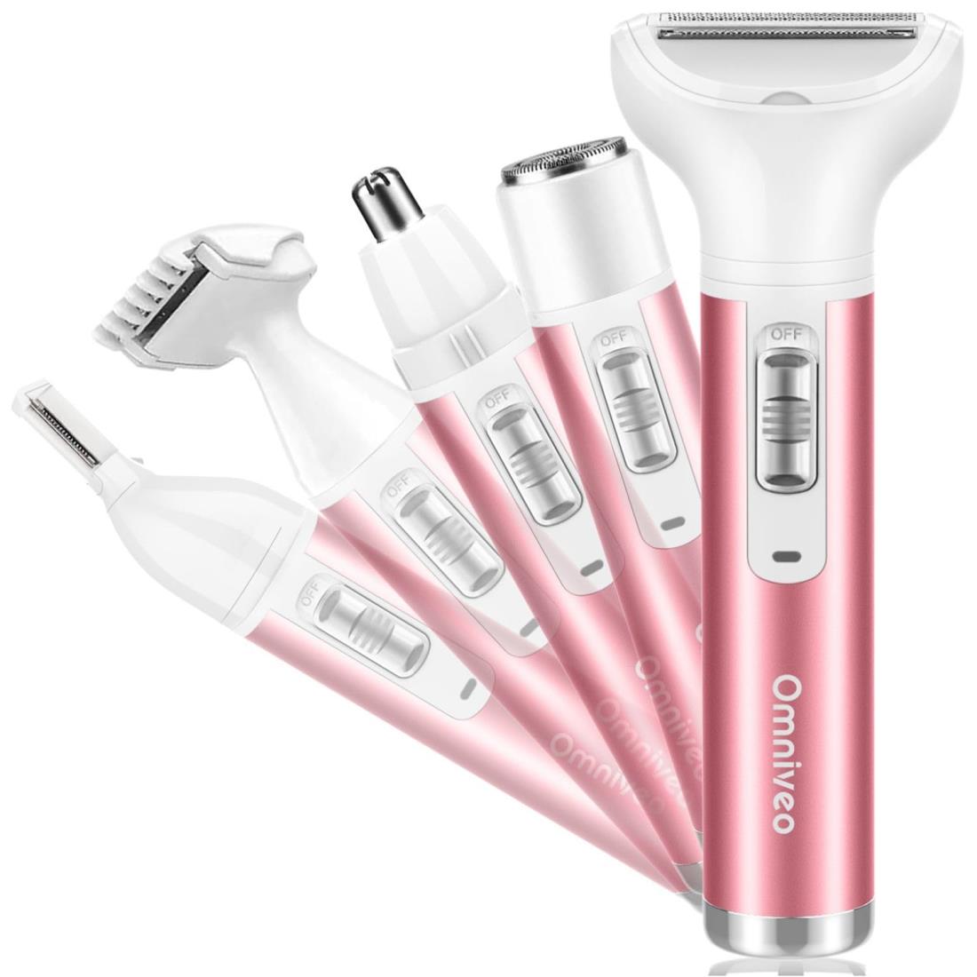 vio シェーバー レディース 【1台で全身対応・肌に優し】 1台5役 全身用 充電式 小型 軽量 電気シェーバー 静音 ボディシェーバー 女性 メンズ 電動シェーバー 眉毛シェーバー 鼻毛カッター vio専用シェーバー レディースシェーバー 除毛器 脇毛 フェイスシェーバー 水洗い可