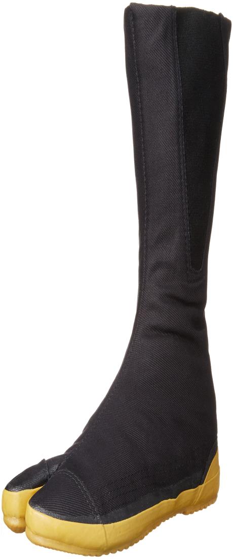 【スーパーセール中ポイント2倍+クーポン利用で10%OFF】【送料無料】ムーンスター 地下足袋 ファスナー付 2E メンズ レディース 楽らく地下 ブラック JP JP26(26cm)