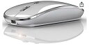 ワイヤレスマウス MacBook Pro/Air ノートパソコン Windows Os用 シルバー J8-J13