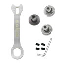 4イン1 自転車 ボトムブラケット専用工具 クランク 修理工具 修理mtbロードバイクツール リムーバー スパナ フックレンチ 修理レンチ ボトムブラケット 自...