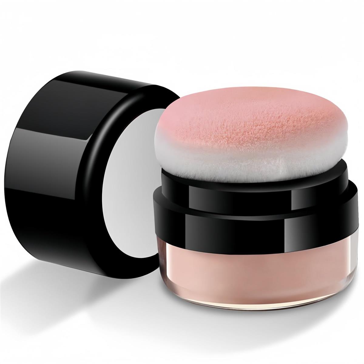 【スーパーセール中ポイント2倍+クーポン利用で10%OFF】【送料無料】SUIKONE チーク ポンポンミネラルチーク パフ付き ハイグロス コンター フェイス ブラッシュ クッション ソフト 高発色 軽量感 通気性 ナチュラル コスメ (1, 05#ミルクティー, ?4.7 x 4.7 x 5 cm)