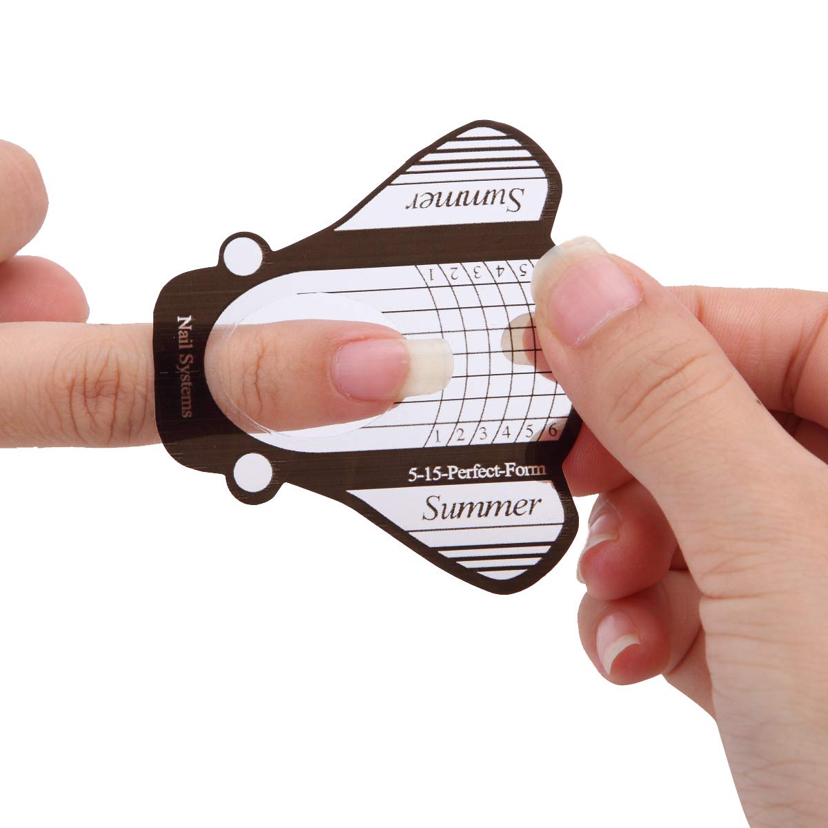 【送料無料】Kingsie ネイルフォーム クリア ネイルアート ジェル アクリル 延長 練習 ネイルサロン プ..