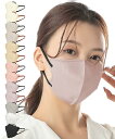TJ TRAD JAPAN マスク 不織布 3Dマスク 立体マスク 日本製 バイカラー (30枚入り, くすみピンク×ブラック)(4)