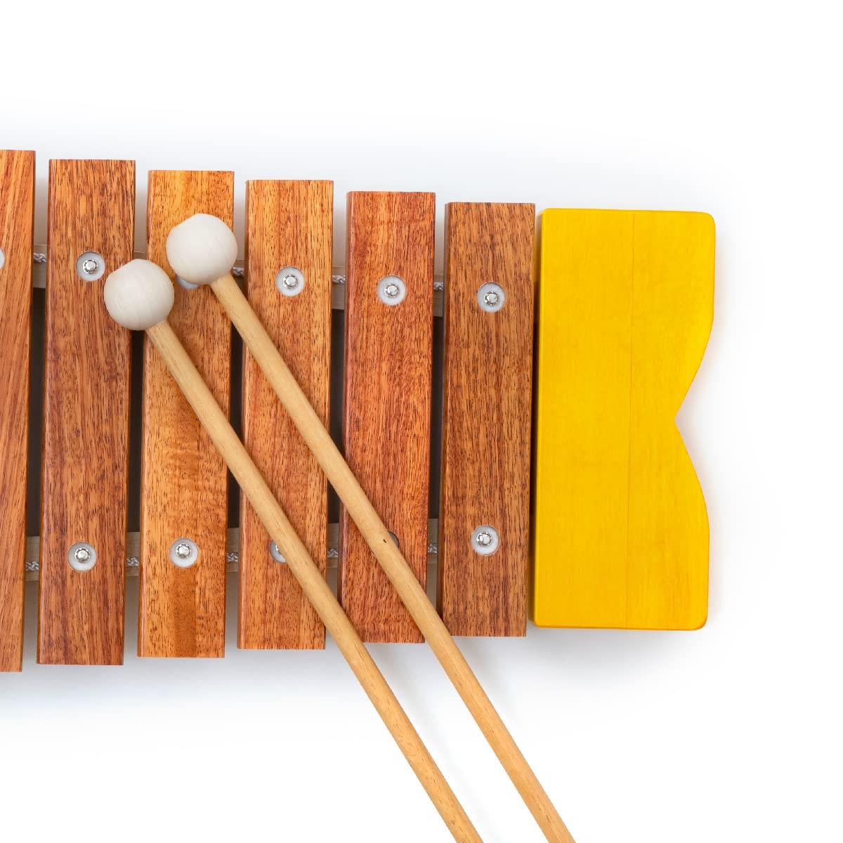 SHOPWNY　心満たす雑貨店の【ポイント優待キャンペーン】【ブラックフライデークーポン利用で割引中】【送料無料】ボーネルンドオリジナル (BorneLund Original) おさかなシロフォン 黄 1歳半頃 BZ8000Y｜アングル3