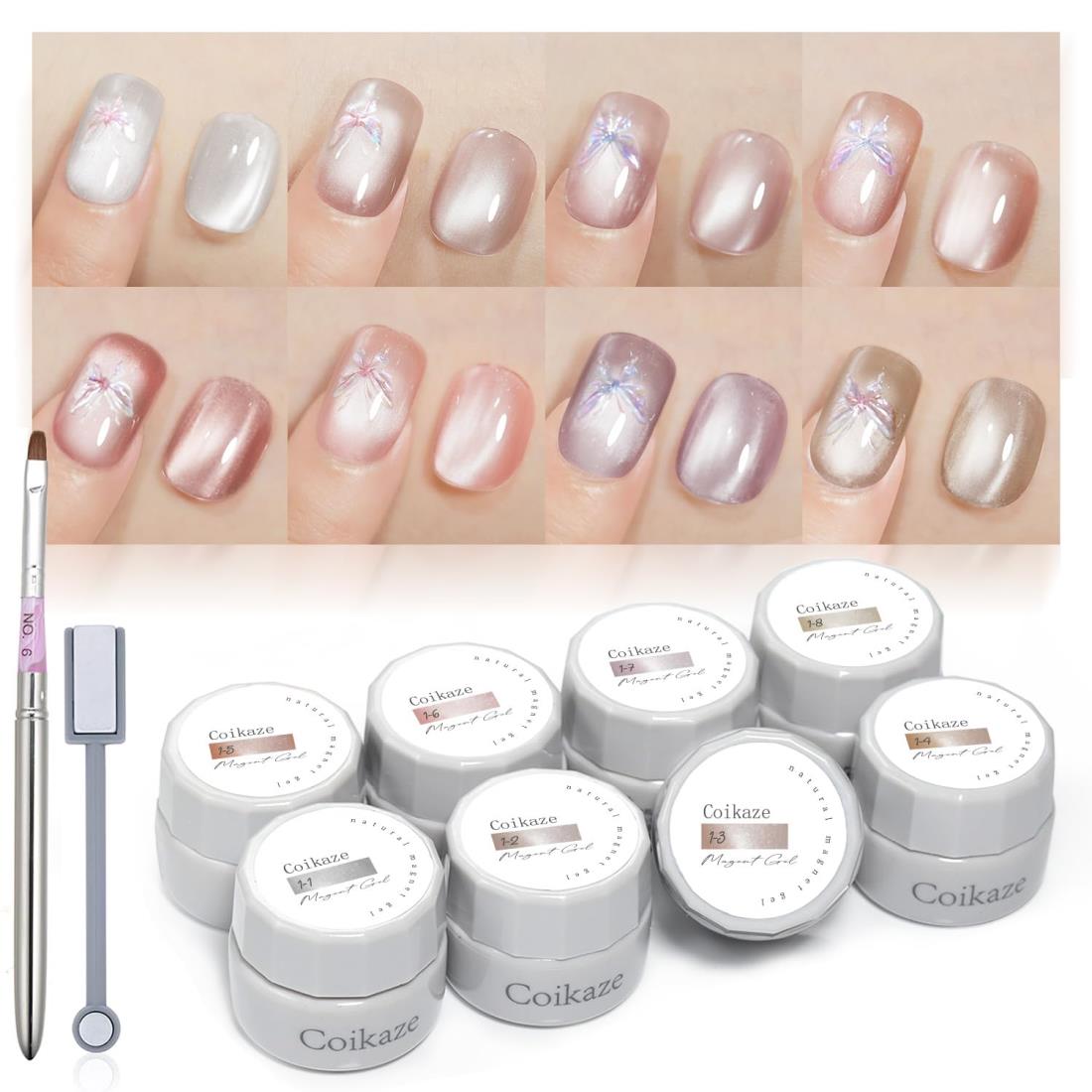 【送料無料】Coikaze マグネットネイル 超微粒子マグネット ジェルネイル カラージェル マグネットジェ..
