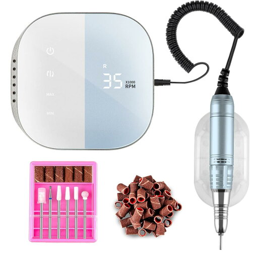 Madenia ネイルマシン ネイルマシーン ネイルマシーン 電動ネイルマシン 電動ネイルマシン プロ 電動ネイルケア タッチパネル搭載 液晶画面 35000RPM高速回転 スピード調節可能 多種ビット付 サンディングバンド 低振動 低騒音 高散熱 初心者 家庭 サロン プロに適用 パール Madenia ネイルマシン ネイルマシーン ネイルマシーン 電動ネイルマシン 電動ネイルマシン プロ 電動ネイルケア タッチパネル搭載 液晶画面 35000RPM高速回転 スピード調節可能 多種ビット付 サンディングバンド 低振動 低騒音 高散熱 初心者 家庭 サロン プロに適用 パール