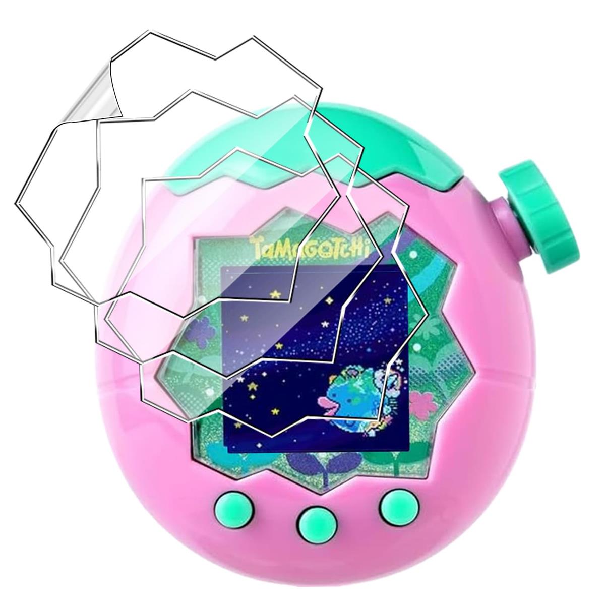 【送料無料】【3枚セット】For Tamagotchi Paradise フィルム TPU素材 たまごっちパラダイス フィルム 柔らかい 貼り付け簡単 超薄飛散防止 指紋防止 超薄 弾力性 高感度タッチ 高透過率 耐衝撃 気泡防止 撥水撥油