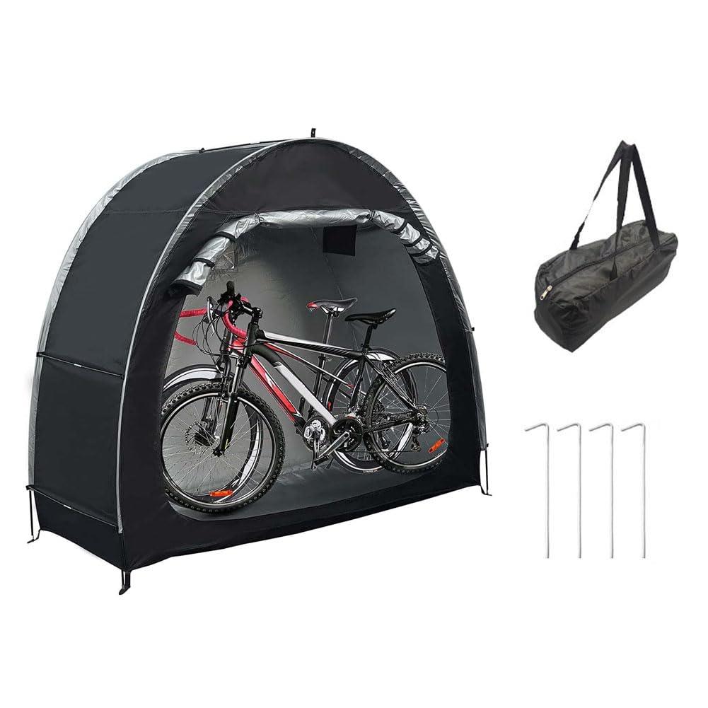 【送料無料】Jumei 自転車 テント サイクルハウス 1-2台用 自転車 収納 屋外 自転車置き場 自転車 車庫..