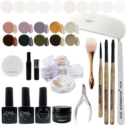 NNaturalTrend ジェルネイルviviジェルキット ジェルネイル キット ジェルネイルセット ジェル ベースジェル カラージェル10色 アイシングジェル クリアジェル マットジェル(vivikit-24w-popular10) NNaturalTrend ジェルネイルviviジェルキット ジェルネイル キット ジェルネイルセット ジェル ベースジェル カラージェル10色 アイシングジェル クリアジェル マットジェル(vivikit-24w-popular10)