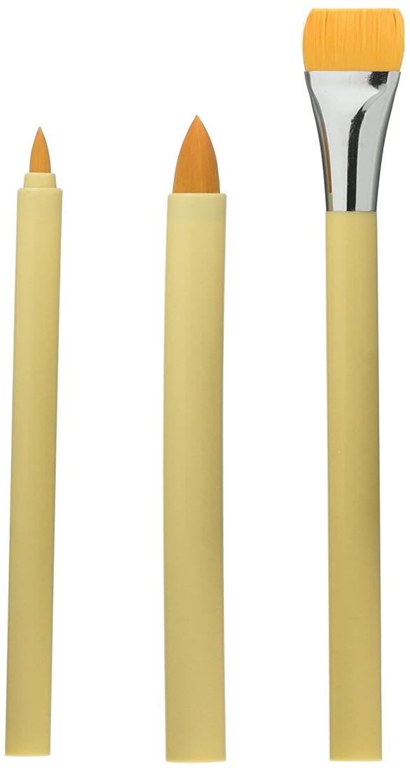 名村大成堂(Namurataiseidou) デザイン用筆 美術ナイロン筆3本組【平4号】