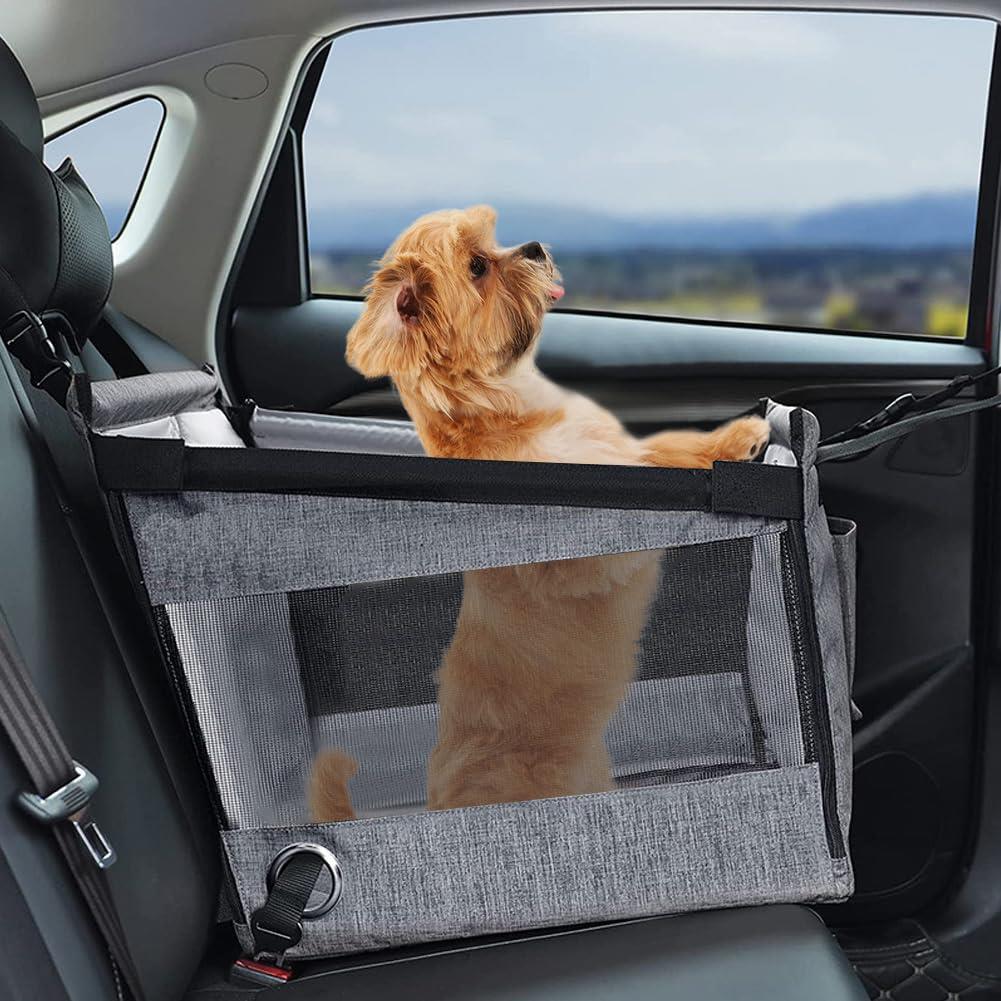 ト 大中型犬用 シートボックス 飛び出し防止 フレーム式 座席 取り外し可能 コンパクト 防水 無臭 洗濯..