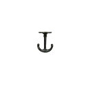 ダルトン(Dulton) アイアンパーツ シーリングフック アンティークブラック 高さ75×幅60×奥行48mm CEILING HOOK BLK S355-89ABK